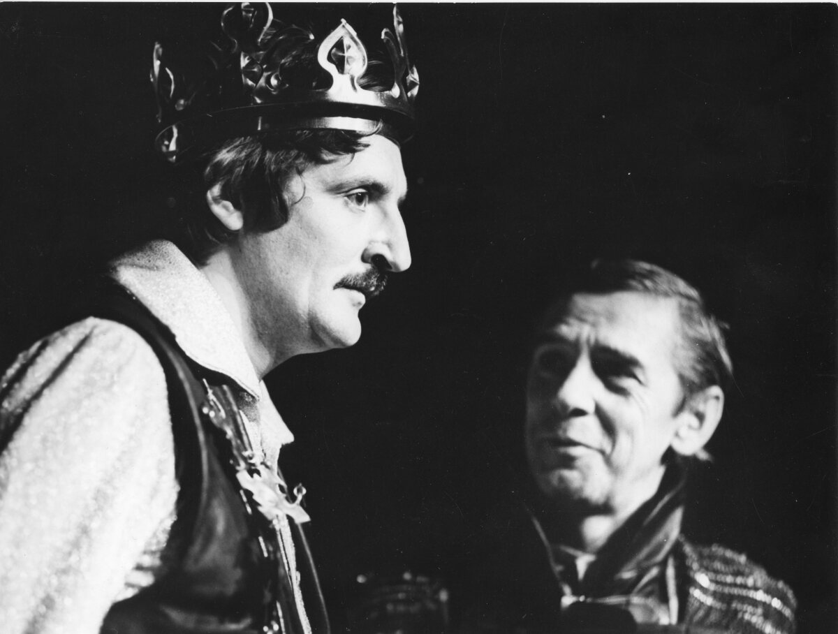 Richard II.   1980   Martin Huba Richard II.    Ivan Mistrik  Vojvoda z Aumerlu  foto Jozef vavro