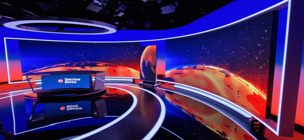 Štúdio Televíznych novín po rekonštrukcii