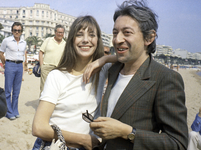 Jane Birkin a jej partner Serge Gainsbourg 