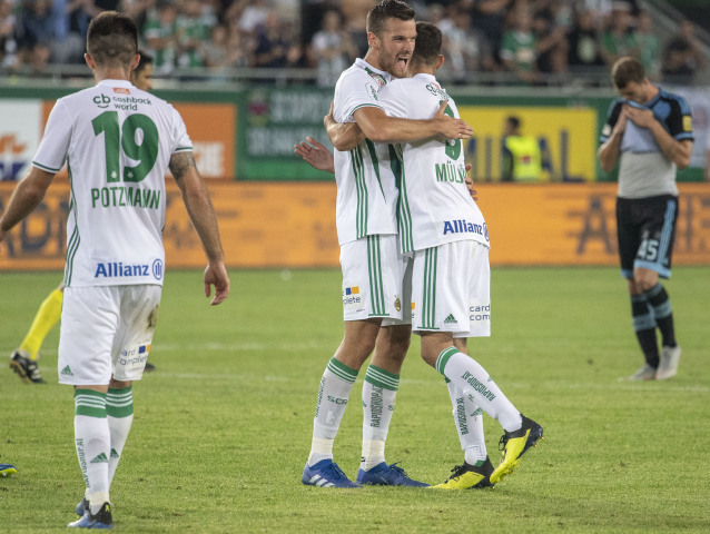 Rakúsko SR Futbal EL Odveta Rapid Slovan