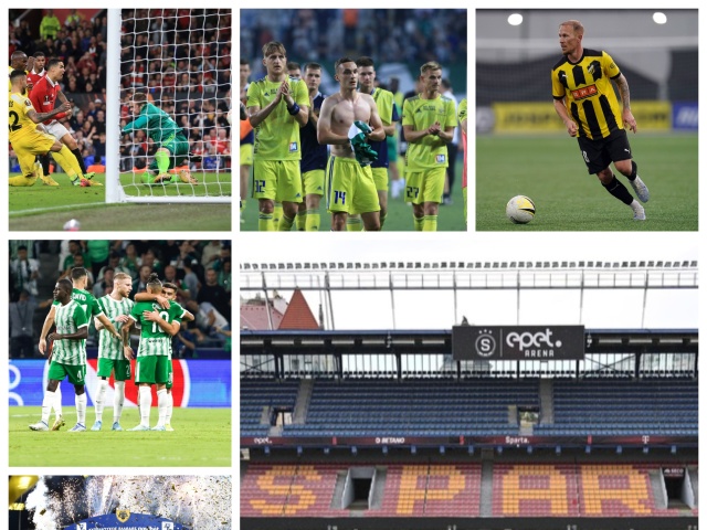 Koláž Slovan Liga majstrov 3. predkolo