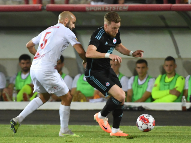 Bosna futbal LM 2. predkolo Mostar Slovan