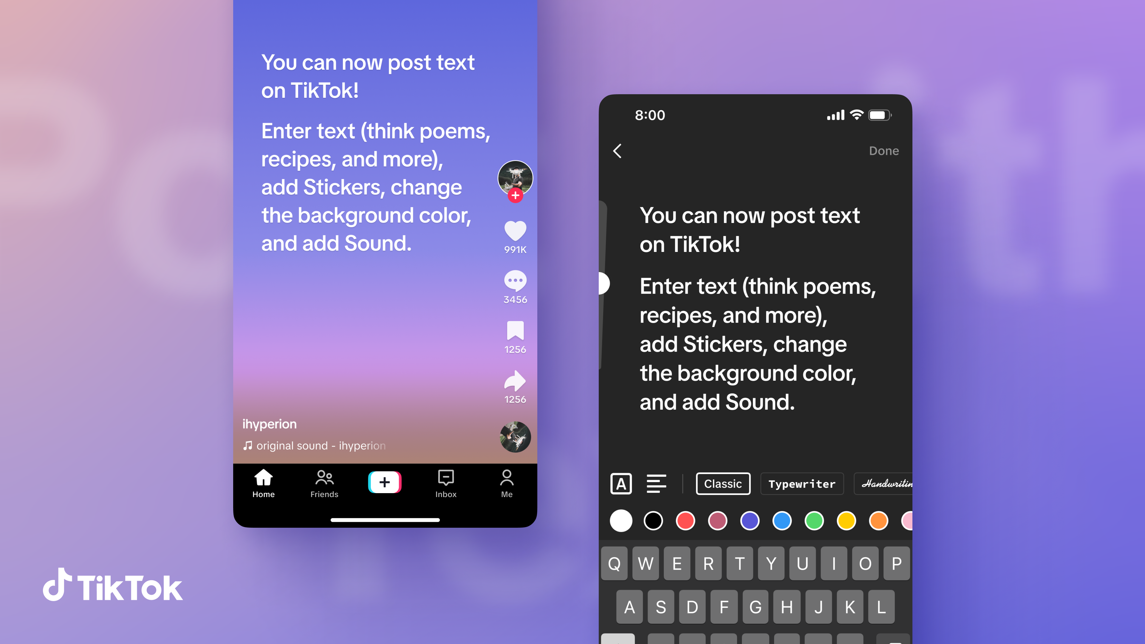 Tiktok bude nanovo ponúkať možnosť poslať len textovú správu.