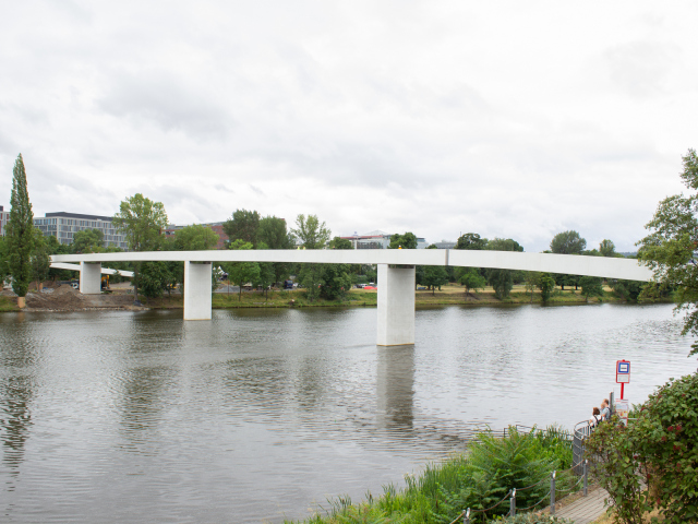 ČR Praha Štvanická lávka zdvíhacia Vltava