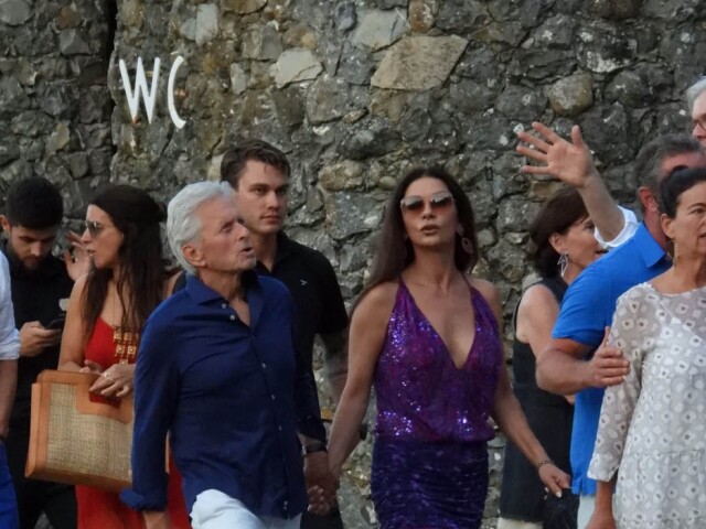 Michael Douglas a jeho manželka Catherine Zeta-Jones