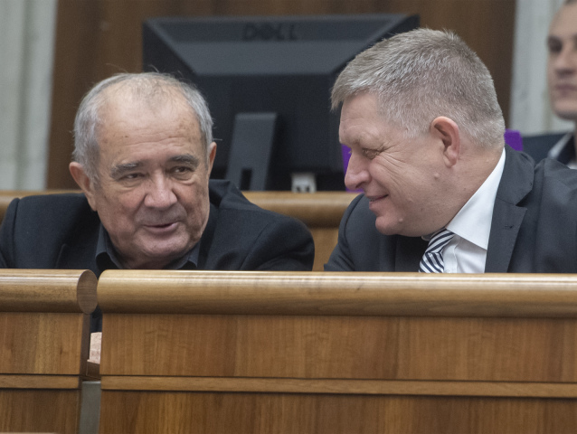 Dušan Muňko a Robert Fico (Smer)