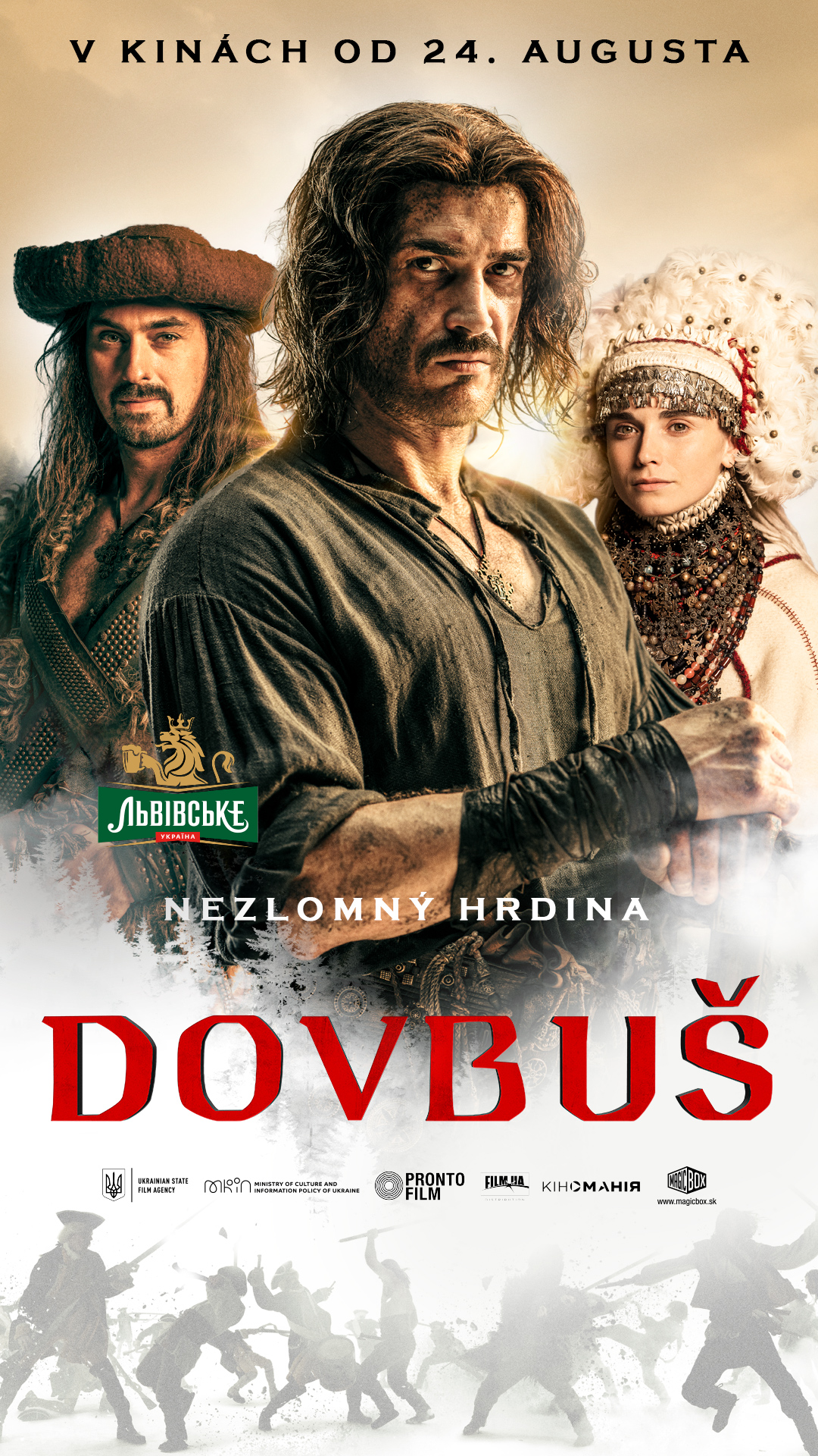 Na plátna kín mieri legendárny príbeh Oleksu Dovbuša.