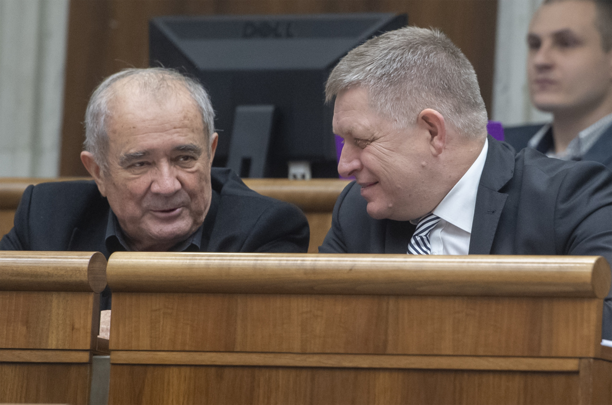 Dušan Muňko a Robert Fico (Smer)