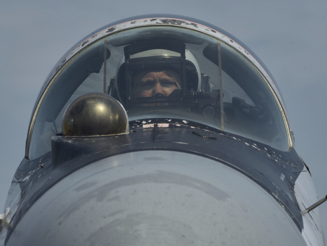 Rusko, Ukrajina, vojna, Mig-29, stíhačka, armáda, pilot