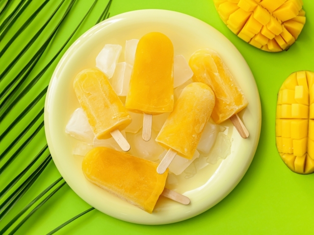mango, nanuk, domáci nanuk, zmrzlina