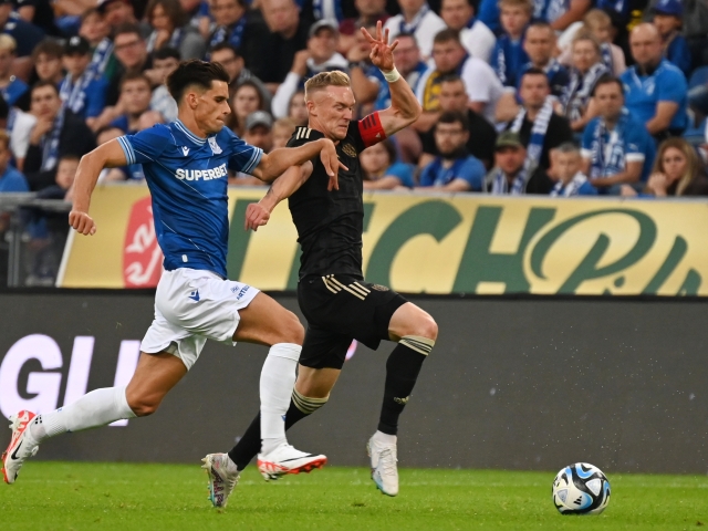 Poľsko SR Šport Futbal EKL 3. predkolo Poznaň Trnava
