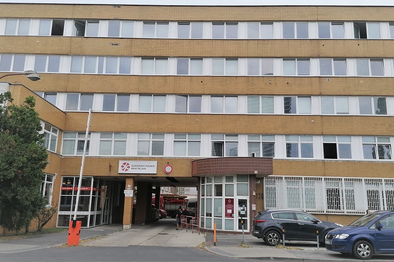 Sídlo Dopravného podniku Bratislava na Olejkárskej ulici.