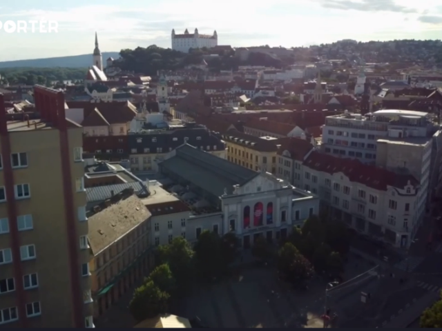 Bratislava, Staré Mesto, dron
