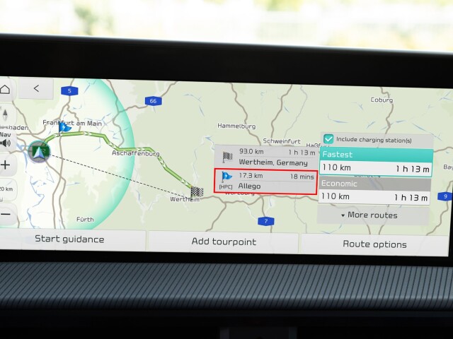 Kia - plánovač trás pre elektromobily