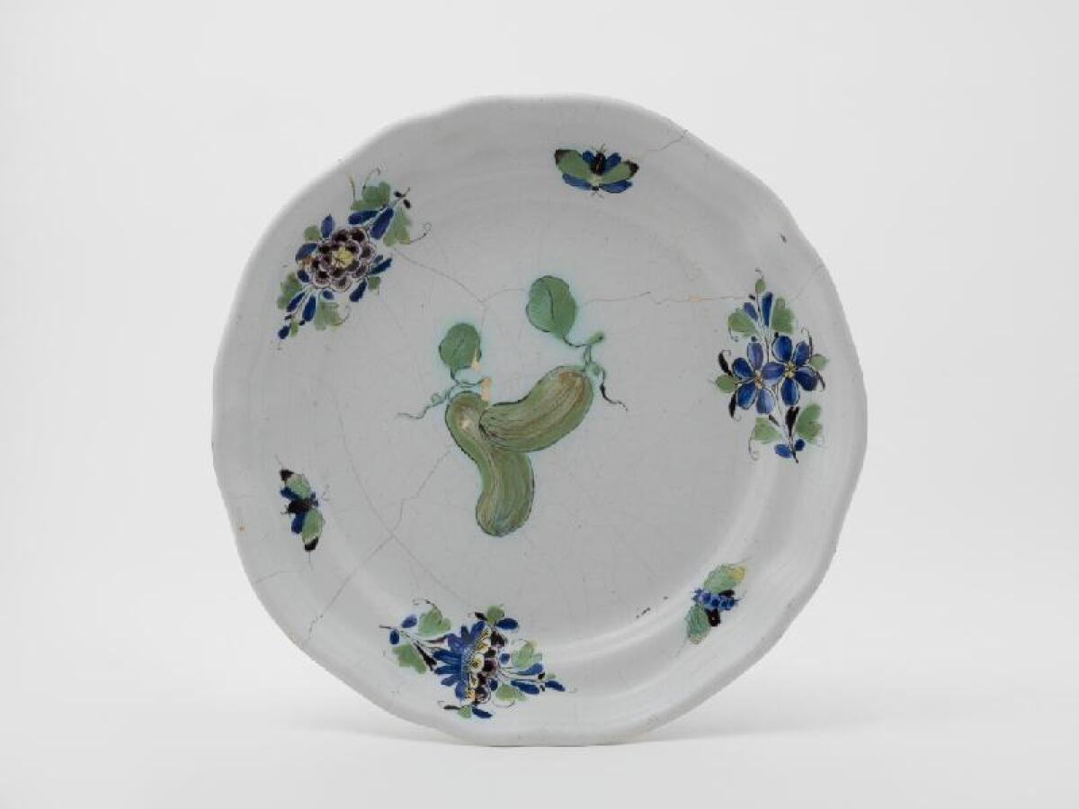 Manufaktúra Holíč: Plytký tanier. 1800 – 1827. Glazovaná keramika