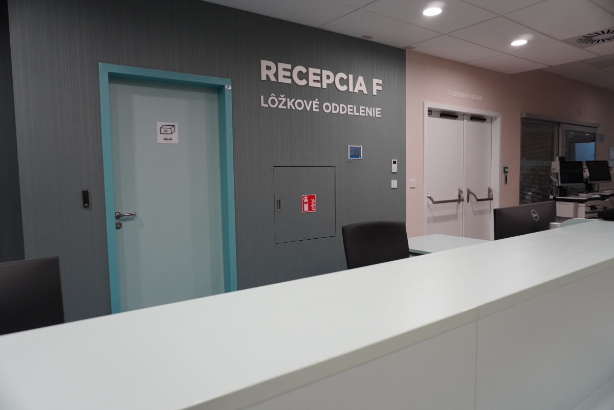 Nemocnica Bory, recepcia,