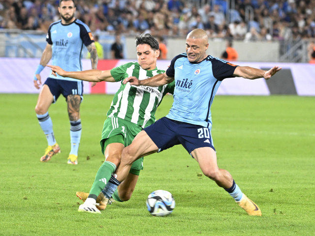 SR Bratislava šport futbal EL play off 1 Slovan Limassol