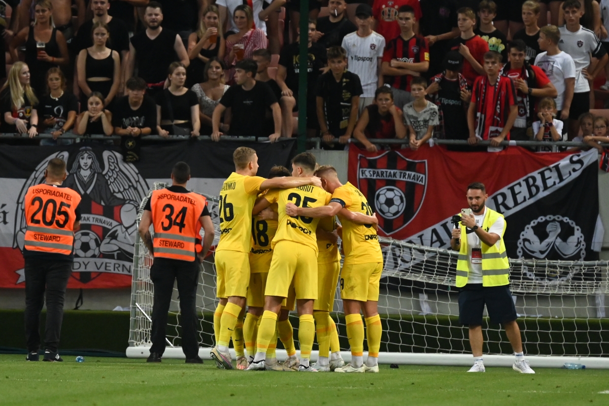 SR Trnava šport futbal EKL play off Spartak Dripro TTX