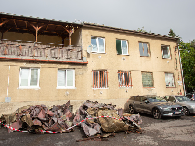 Žilina Búrka Strecha Dom Kultúrny