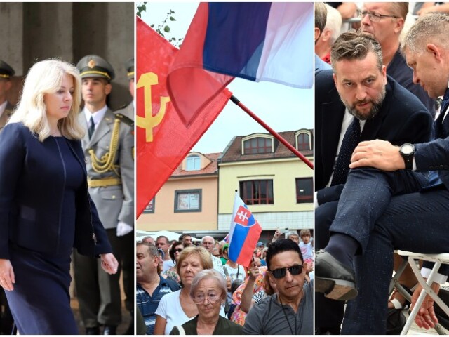 čaputová, fico, blaha, snp, zvolen, banská bystrica