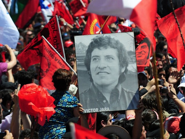 Víctor Jara pohreb