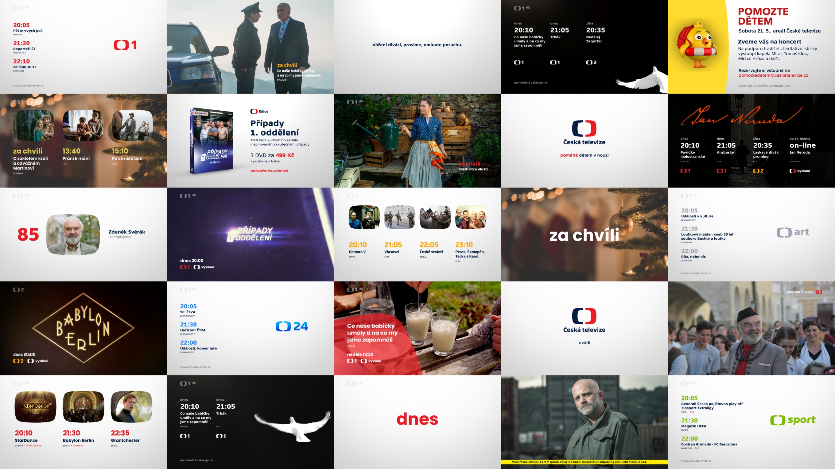 Facelift Českej televízie – výber formátov.