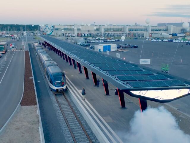 Tesla Train - vlak do berlínskej Gigafactory
