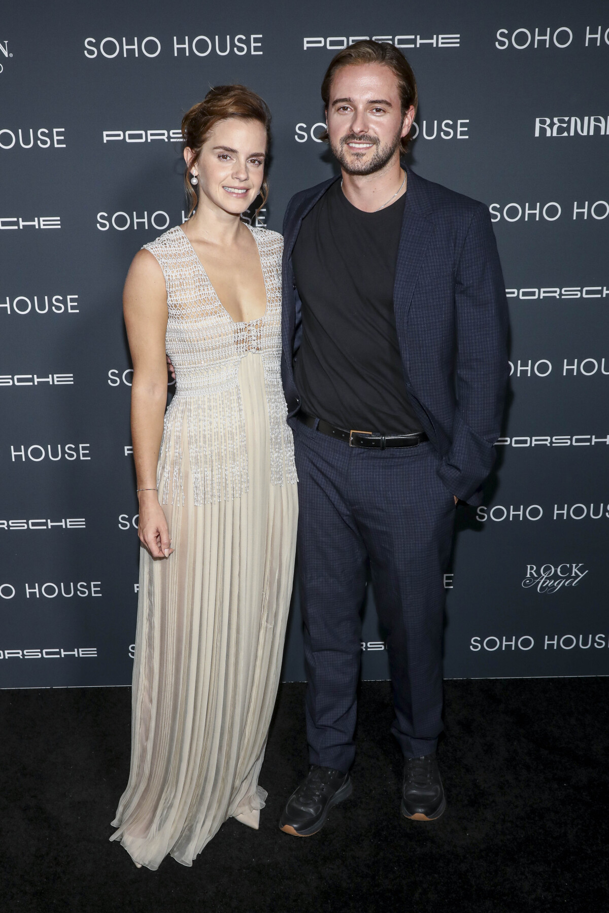 Emma Watson a jej mladší brat Alex Watson