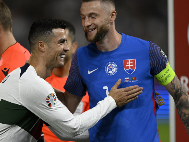 Cristiano Ronaldo, Milan Škriniar