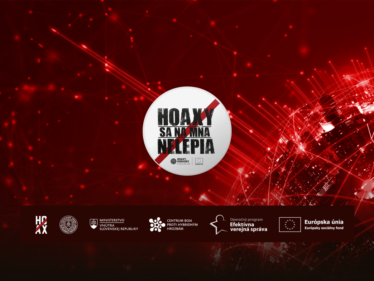 Hoaxy sa na mňa nelepia