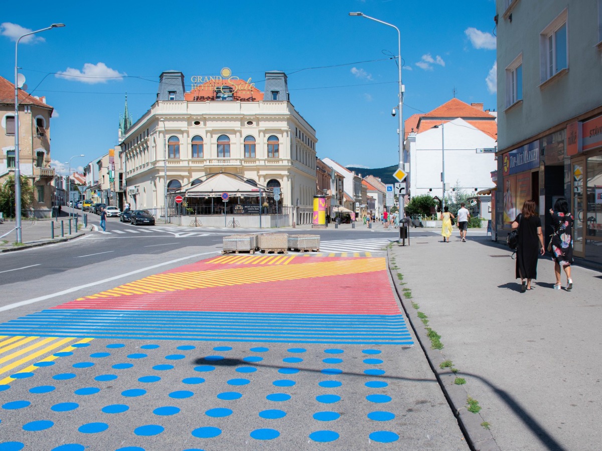 pešia zóna, parklet, Nitra, taktický urbanizmus