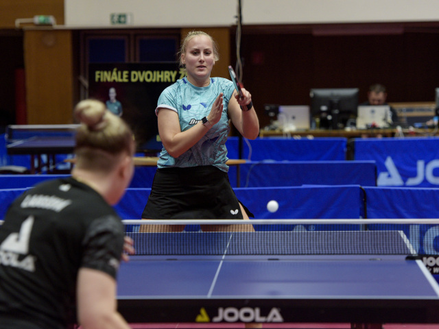 SR Stolný tenis MSR jednotlivci finále ženy Balážová