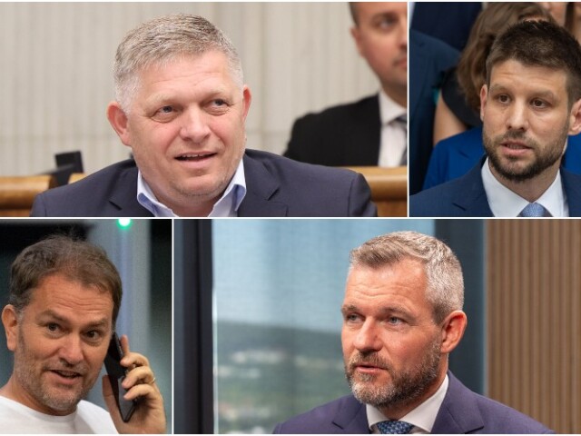 matovič, fico, pellegrini, šimečka