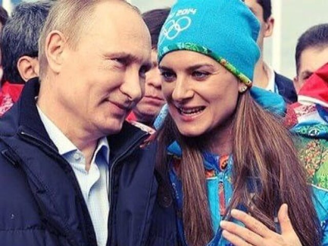 Jelena Isinbajevová Vladimír Putin