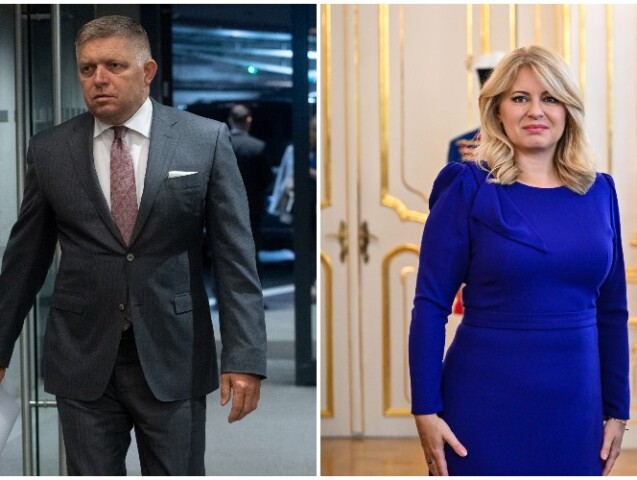Robert Fico a Zuzana Čaputová