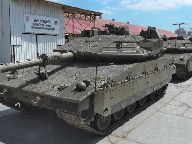 Novy izraelsky tank Merkava Barak