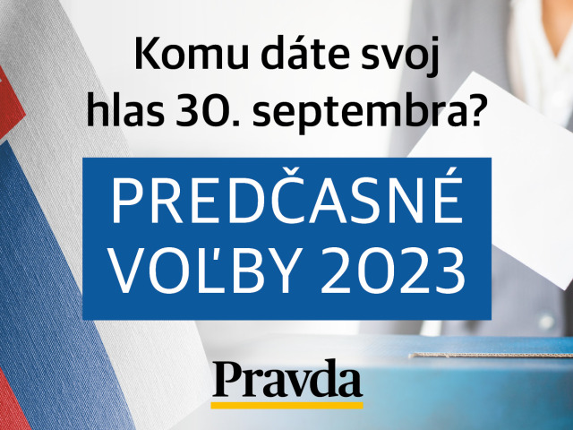 predčasné voľby 2023, logo, pravda,