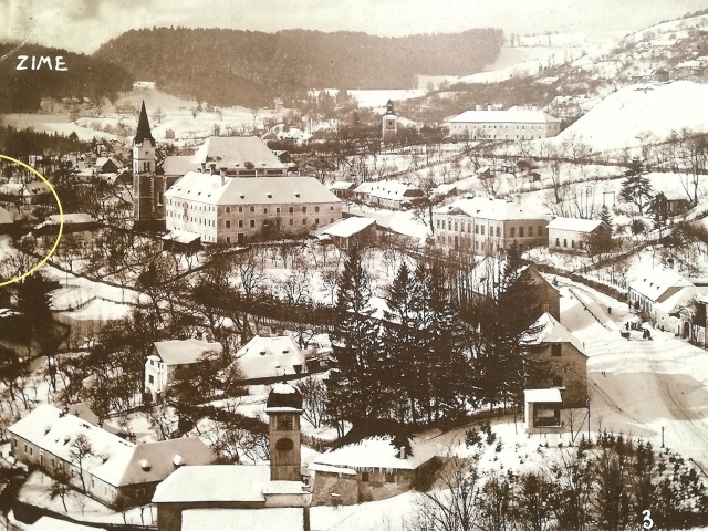 historická panoráma, Štiavnické Bane