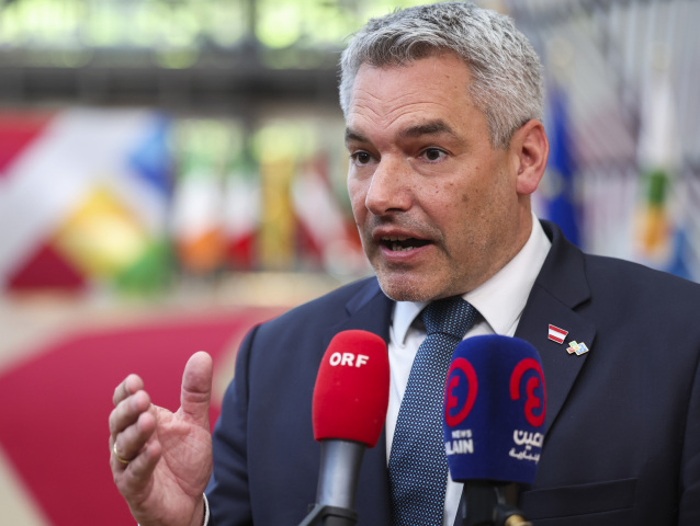 Rakúsky kancelár Karl Nehammer