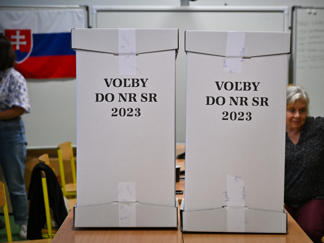 Voľby 2023 / Hlasovacie schránky /