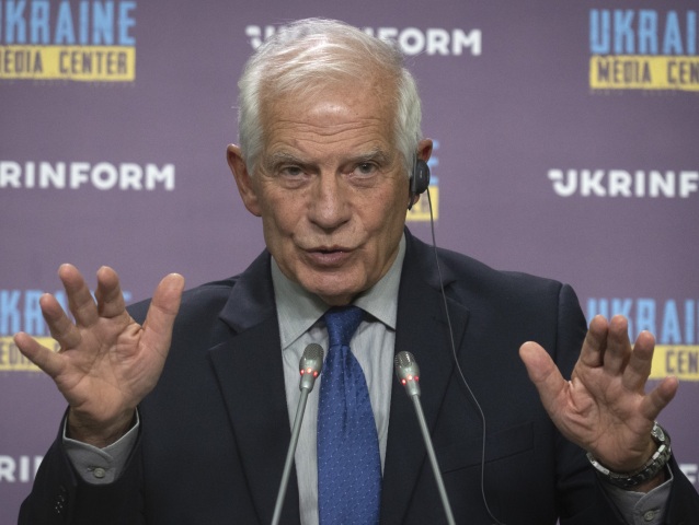 Borrell, EÚ, šéf diplomacie, Kyjev, Ukrajina, Rusko