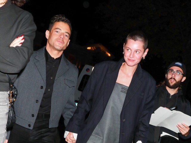Rami Malek a herečka Emma Corrin