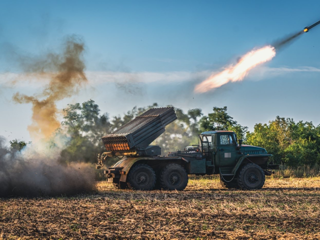 ukrajinsky raketomet Grad