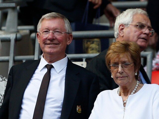 Alex Ferguson a Cathy Fergusonová.