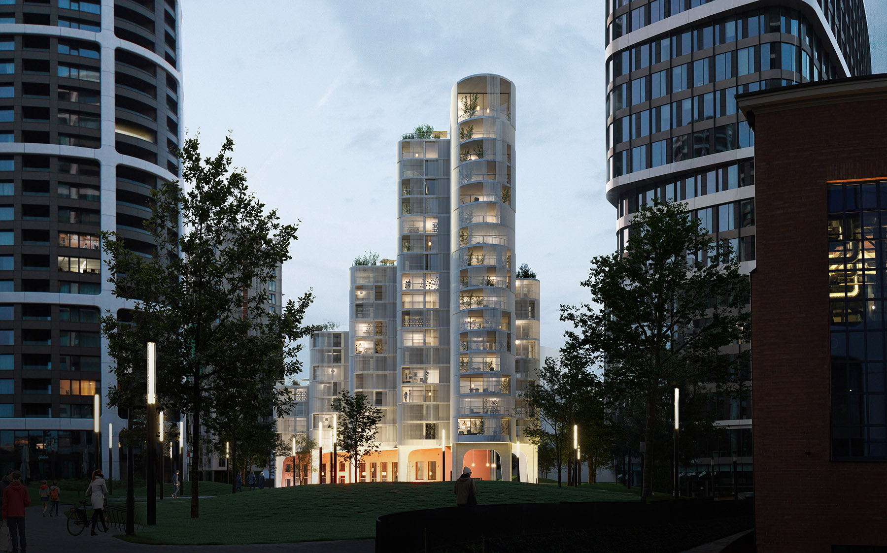 Víťazný projekt medzinárodného tímu architektov CHYBIK + KRISTOF.