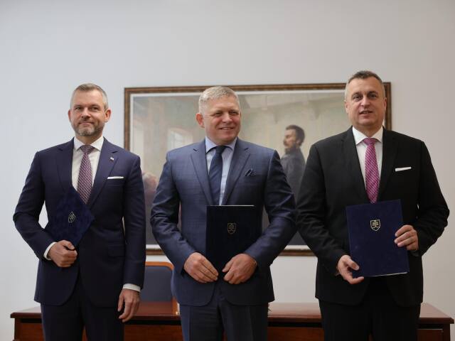 Peter Pellegrini / Robert Fico /  Andrej Danko /