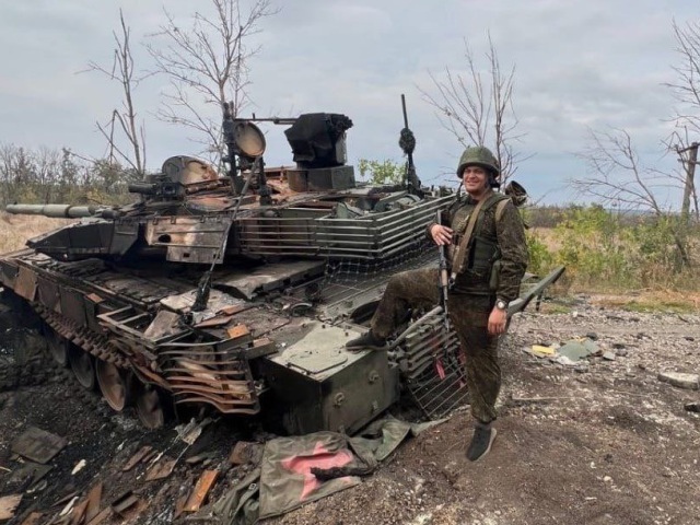 zniceny rusky tank T-90M Proryv