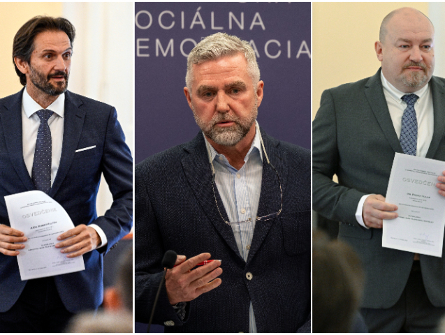Robert Kaliňák, Tibor Gašpar, Rudolf Huliak