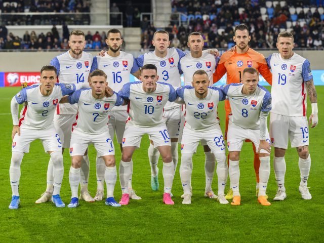Luxembursko šport futbal ME2024 kval. J-skupina Slovensko