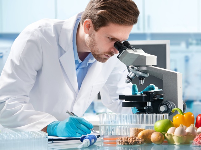 vedec, výskumník, laboratórium, potraviny